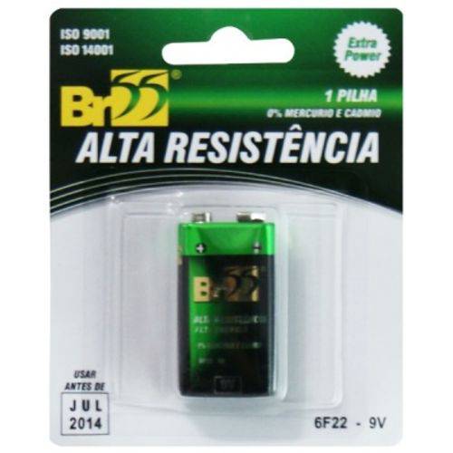 Bateria 9v BR55 Alta Resistência