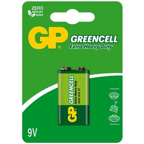 Bateria 9v Gp Greencell Zinco/carbono