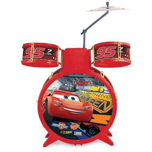 Bateria Acústica Carros 3 Disney - Toyng 30579