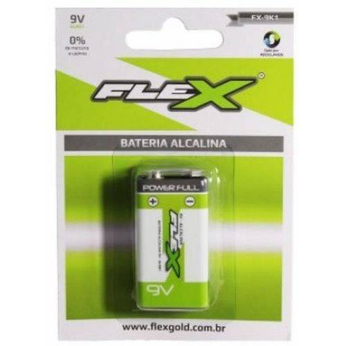 Bateria Alcalina 9V Flexgold FX-9K1
