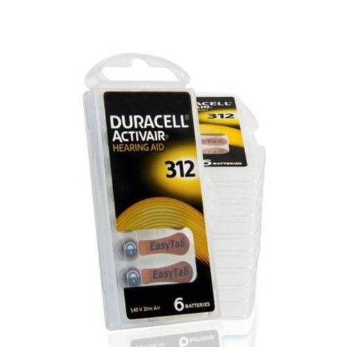Bateria Aparelho Auditivo / Duracell Pr312 Pr41