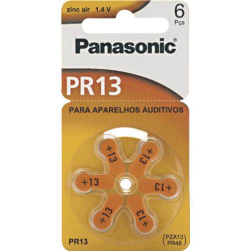 Bateria Auditiva Panasonic Zinc-Air PR13 / PR-13