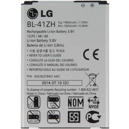 Bateria de Celular Bateria LG BL-41ZH D227 L50 Sporty TV Dual, D295 G2 Lite, H222TV Joy, H326T Leon