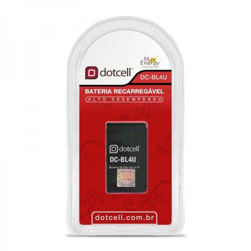 Bateria de Celular Recarregável Litio 3.7V BL-4U - Dotcell
