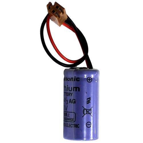 Bateria de Lithium com Fio e Conector 3,0v Panasonic Br-2/3a