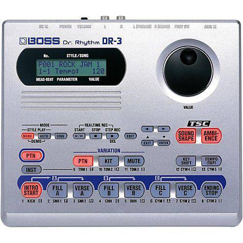 Bateria Eletrônica Digital Boss Dr-3 Dr. Rhythm Portátil