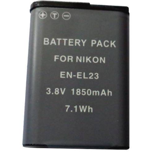 Bateria En-El23 para Câmera Digital e Filmadora Nikon Coolpix P600, S810c