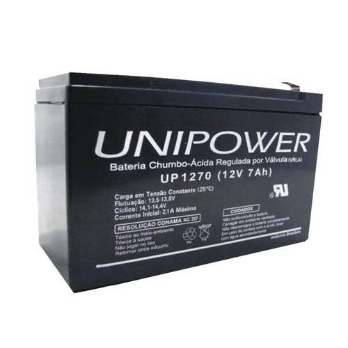 Bateria Multiuso 12v 7a Selada Unipower