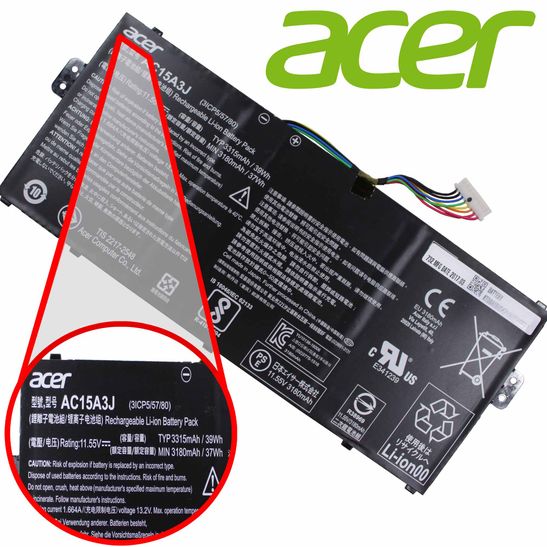 Bateria Notebook Acer CB3-131 C735 11.55v Ac15a3j (10923)