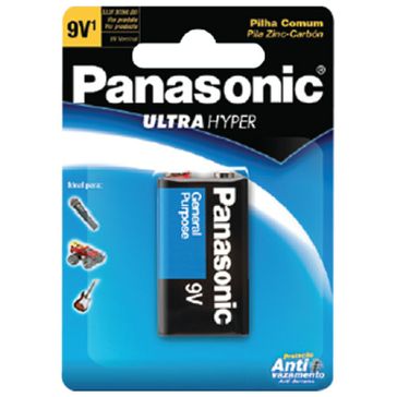 Bateria Panasonic Comum 9V