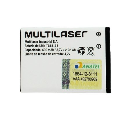 Bateria para Celular Bl-5b - Up2 / Up3 (P3268, P3269, P3274, P3275) Multilaser - PR069 PR069