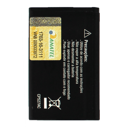 Bateria para Celular MLB022 - FLIP UP (P9022, P9023, P9044) Multilaser - PR068 PR068