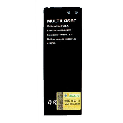 Bateria para Smartphone BCS025 - MS40S (P9025, P9026) Multilaser - PR057 PR057