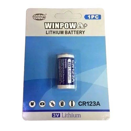 Bateria Pilha 3v Cr123a Lithium Winpow