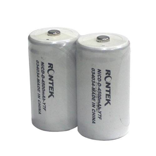 Bateria Recarregável Ni-cd D 1,2v 4500mah Cartela com 2 Unidades
