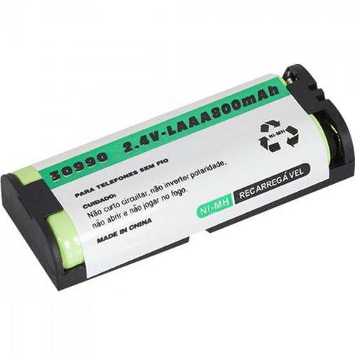 Bateria Recarregável para Telefone Sem Fio 800mAh 2,4V Rontek
