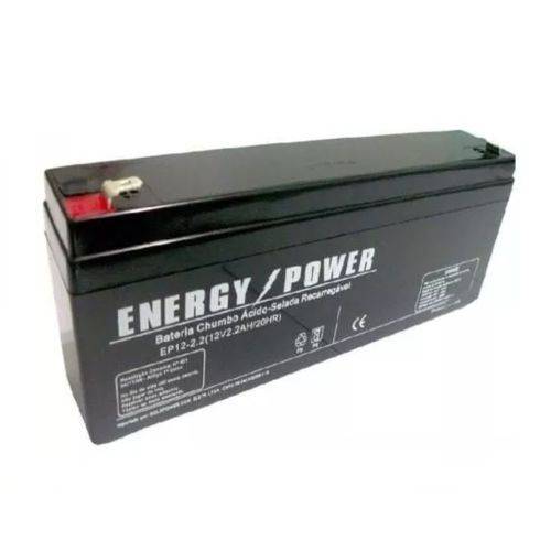 BATERIA SELADA GEL 12v 2.2ah ENERGY POWER - EP12-2.2 VRLA (AGM)