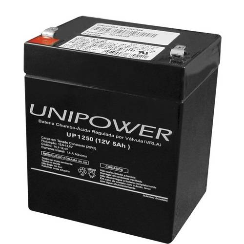 Bateria Selada P/ Nobreak 12v/5,0ah - Código 7619 Unipower