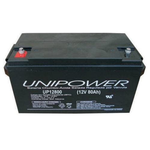 Bateria Selada Vrla 12v 80,0ah M6 Up12800prt 06c049 - Unipower