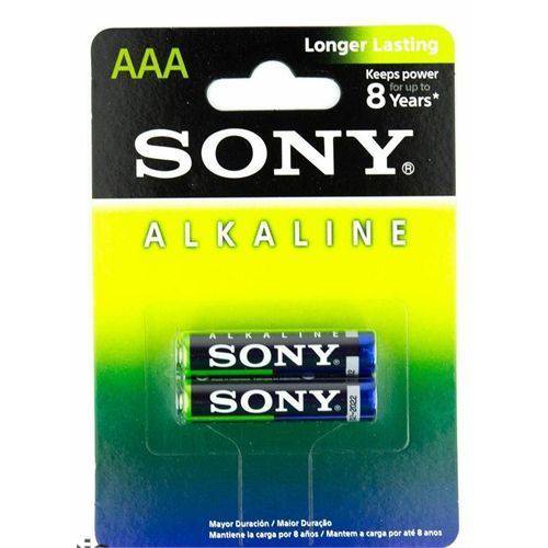 Bateria Sony Alcalina PALITO AAA com 2