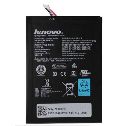 Bateria Tablet Lenovo L12t1p33