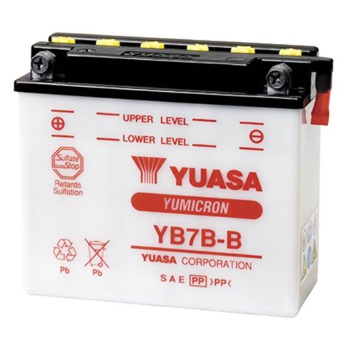 Bateria Yuasa YB7BB CBX 200 / NX150 / 200 / XR200 / 350 / Sahara / TDM / XT225 / Neo