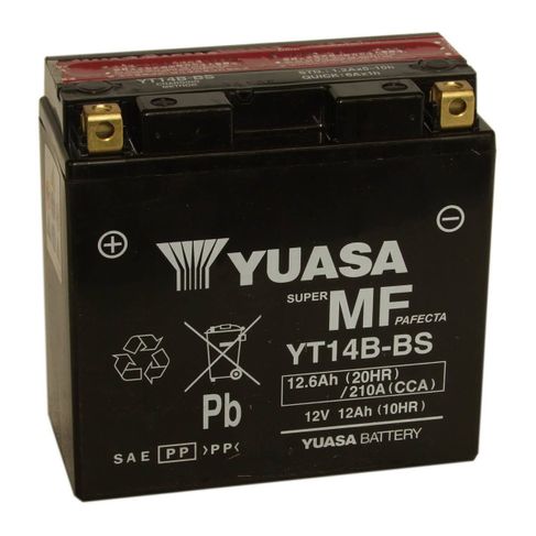 Bateria Yuasa YT14BBS DRAG STAR 1100/MT-01 (eu) ´05-´10