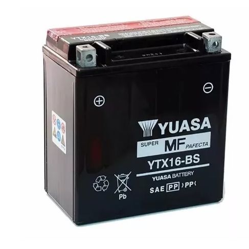 Bateria Yuasa YTX16BS1 ZR1100 / Intruder 1400 / VL1500 / Suzuki Boulevard 1500 1998 - 2011