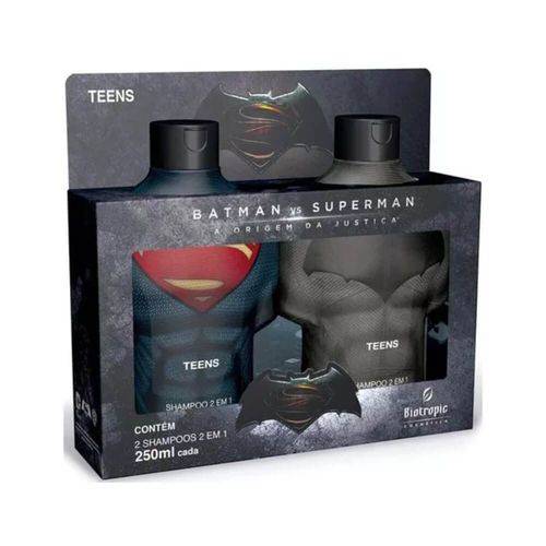 Batman X Superman 2em1 Shampoo 2x250ml