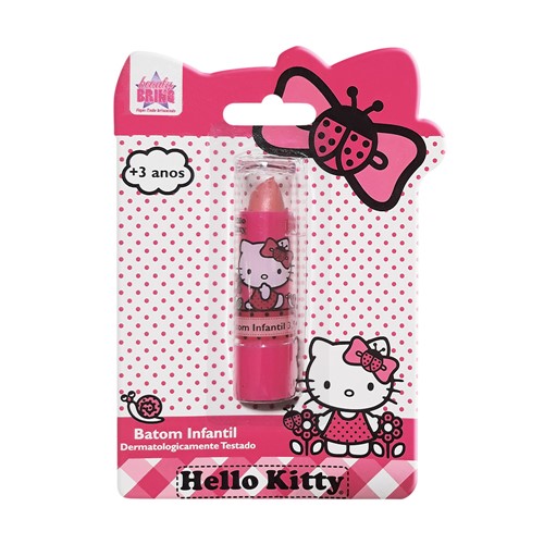 Batom Infantil Hello Kitty Cores e Personagens Sortidos 1 Unidade Ref: 3756