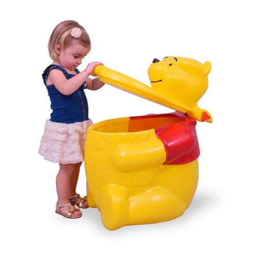 Baú para Guardar Brinquedos Urso Pooh - Xalingo