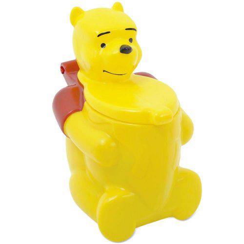 Baú Urso Pooh Guarda Brinquedos e Acessórios Amarelo 18098 - Xalingo