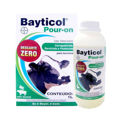 BAYTICOL Pour On 1 Litro Bayer Antiparasitário