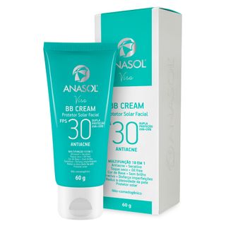 BB Cream Facial Antiacne FPS30 Anasol - Viso 60g