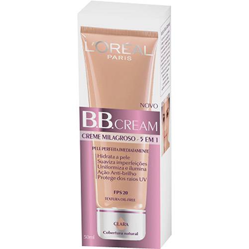 BB Cream L'Oréal Paris FPS20 Cor Clara