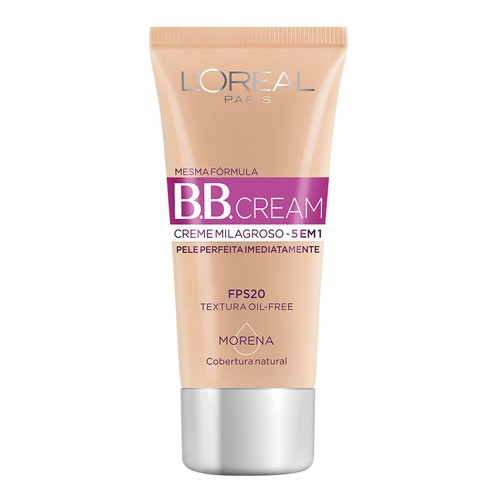 BB Cream L'oréal FPS 20 30ml Cor Morena