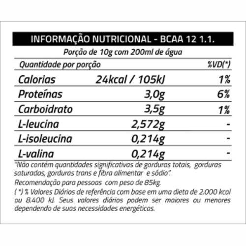 BCAA 12:1:1 Açaí com Guarana 220g Steel Nutrition