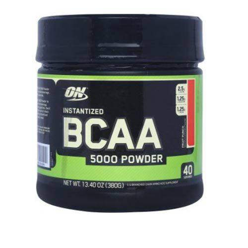 Bcaa 5000 Powder 380 Gramas Optimun Nutrition Importado