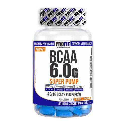 Bcaa 6.0 Super Pump 60 Tabletes - Profit