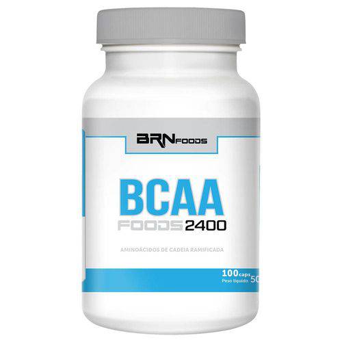 BCAA Foods 2400 BR Nutrition Foods 100 Cáps