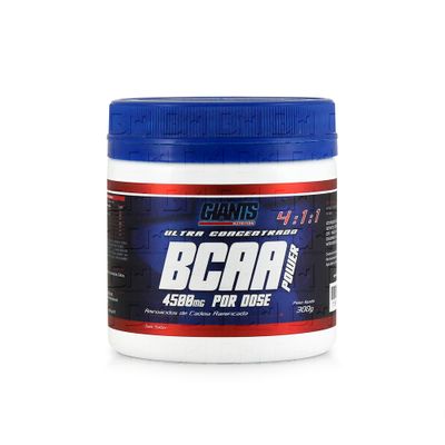 BCAA Powder 4:1:1 4500mg 250g - Giants Nutrition BCAA Powder 4:1:1 4500mg 250g Sem Sabor - Giants Nutrition