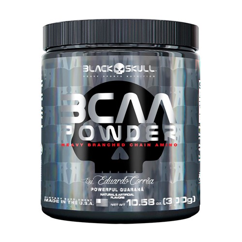 BCAA Powder Black Skull Guaraná com 300g