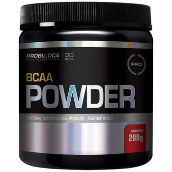 BCAA Powder Morango 200g - Probiotica