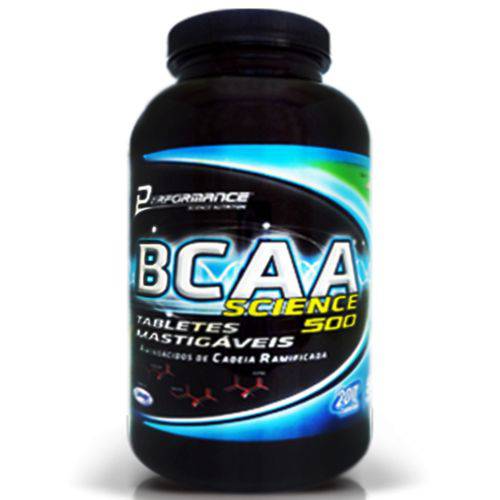Bcaa Science 500 (200 Tabletes Mastigáveis) - Performance Nutrition - Laranja