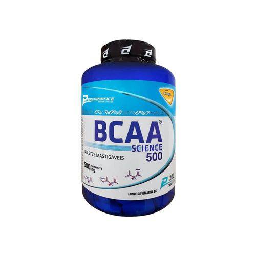 BCAA Science 500 (200tabs) - Mastigáveis - Performance Nutrition