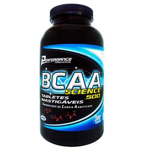 BCAA Science 500 Recuperação Muscular Sabor Limão 200 Tabs - Performance Nutrition