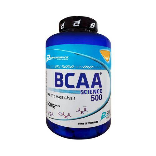 BCAA Science 500mg Mastigável - 200 Tabletes - Performance