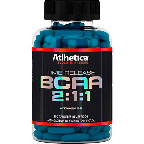 BCAA Time Release 2:1:1 Vitamin B6 Evolution Series 200 Tabletes - Atlhetica