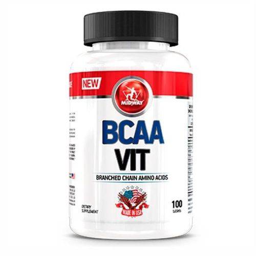 BCAA Vit USA - 100 Tabletes - Midway - MidWay - MidWay
