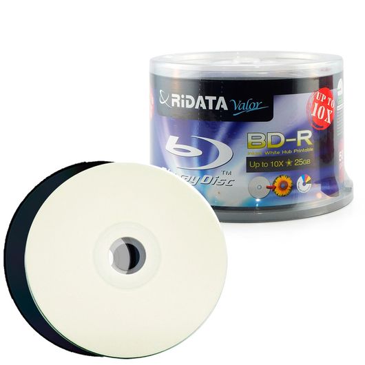 BD-R Blu-Ray Ridata Printable 25GB Vitrine
